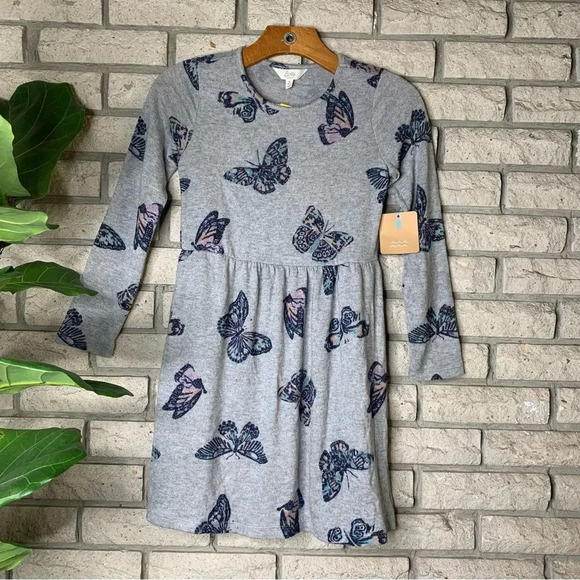 Stitch Fix Bixby Nomad Long Sleeve Butterfly Dress - Picture 1 of 8